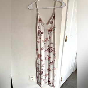 Brandy Melville White Floral Dress